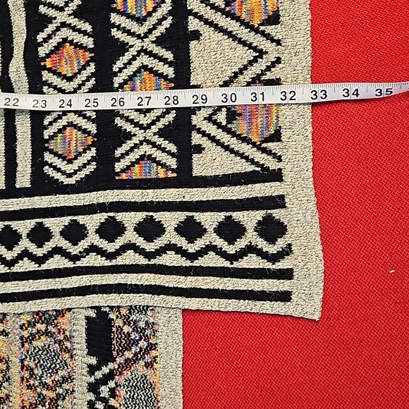 KENISTON multicolor open front cozy cardigan vibrant 3X read measurements EUC - Picture 7 of 14